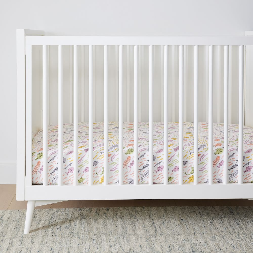 Underwater Crib Fitted Sheet West Elm