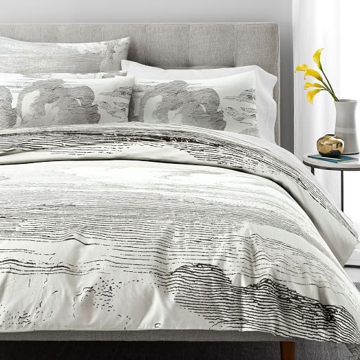 white cooling duvet cover