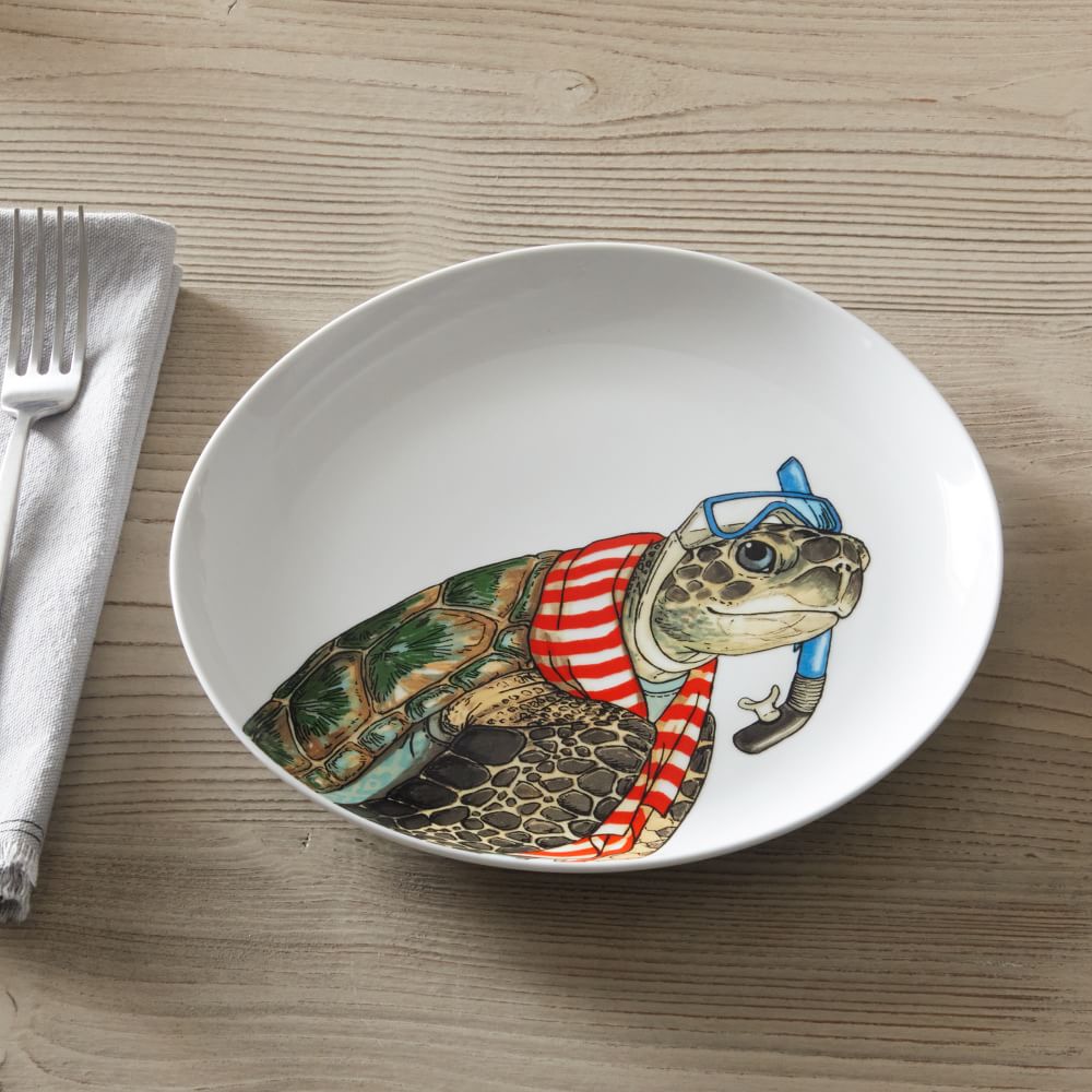 Dapper Animal Spring Salad Plates West Elm