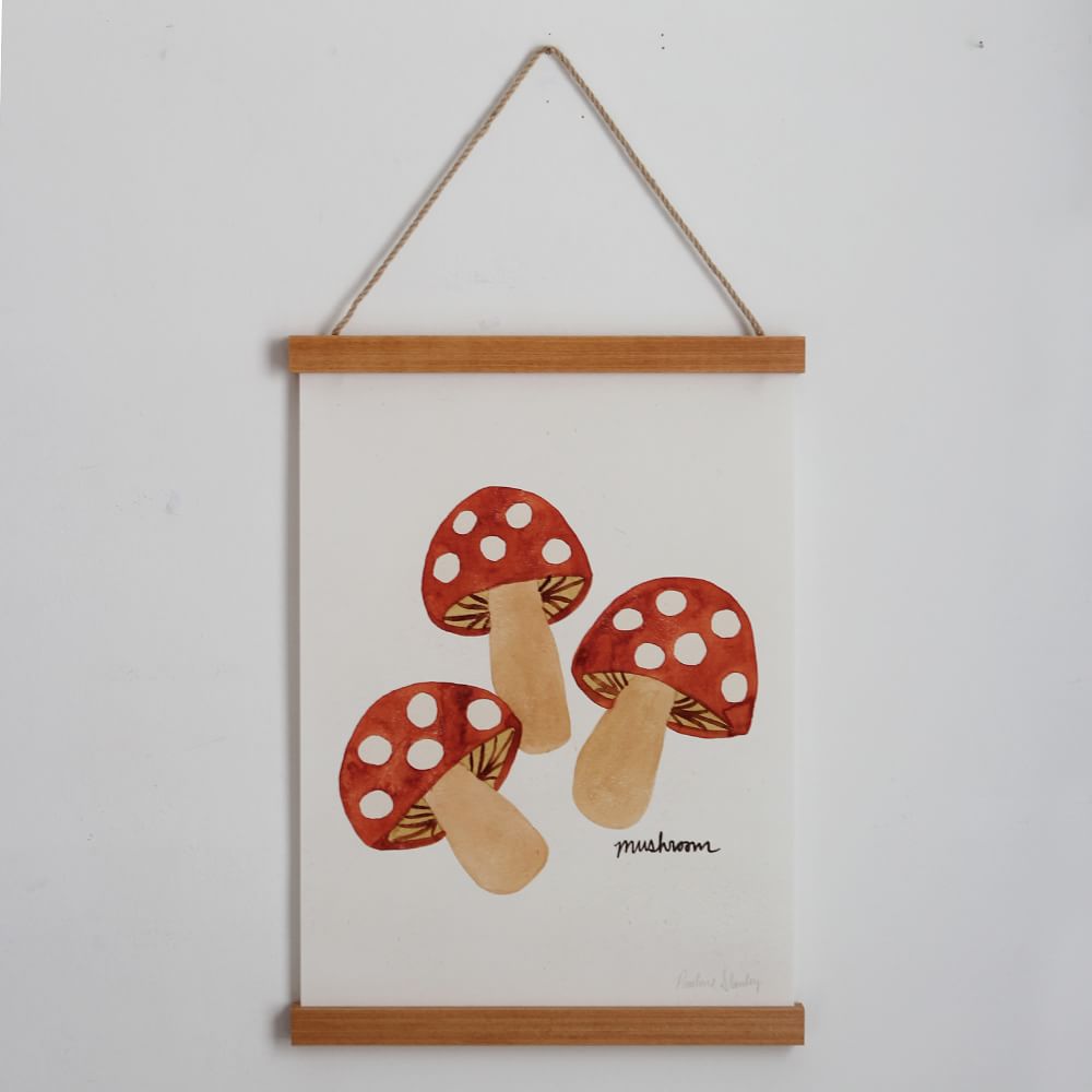 Pauline Stanley Studio Wall Art Mushrooms West Elm
