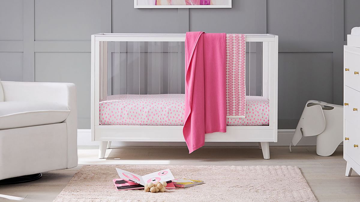 Sloan Acrylic Convertible Crib West Elm