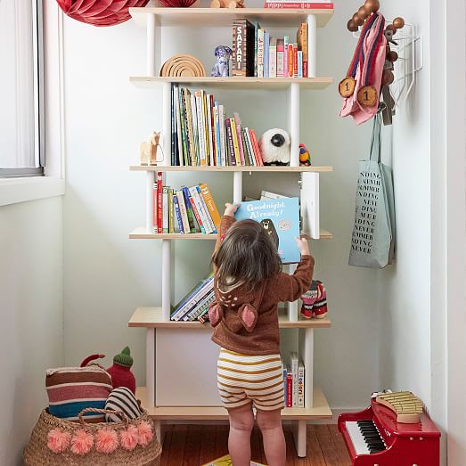 アウトレット価格セール Oeuf 北欧デザイン本棚 Library Mini NYC 棚/ラック