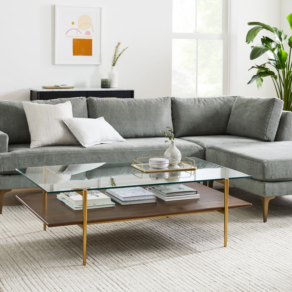 MidCentury Art Display Coffee Table (46"52") West Elm