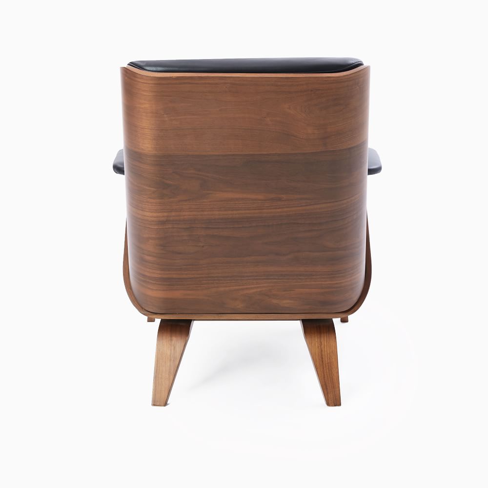 Paulo Bent Ply Leather Chair West Elm