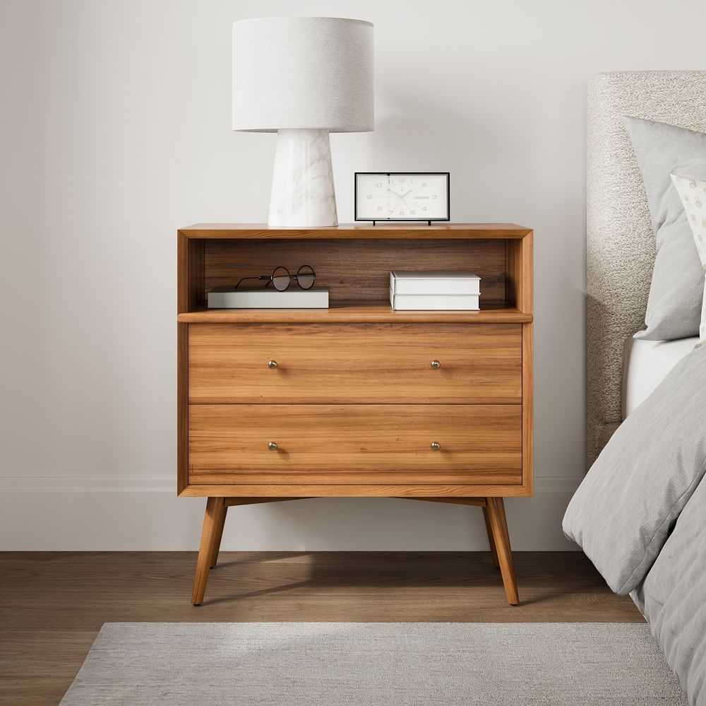 MidCentury Open Nightstand (28") West Elm