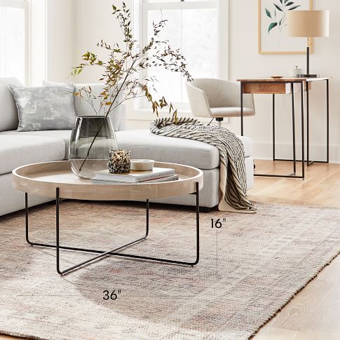 Willow Round Coffee Table (36") | West Elm