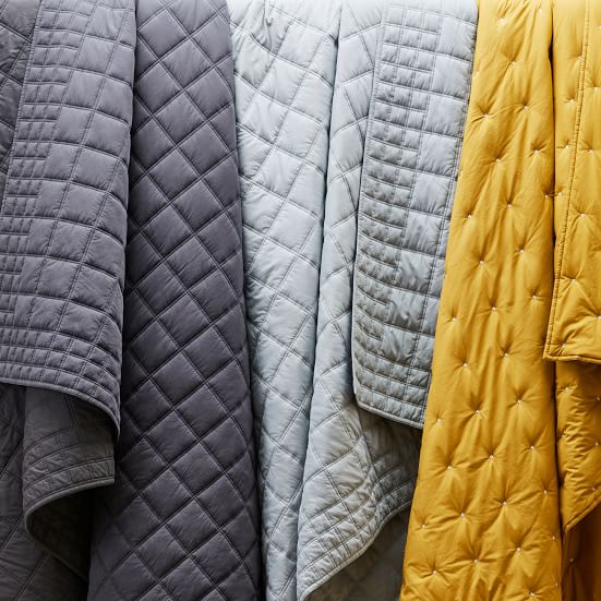 Organic Washed Cotton Percale Lightweight Quilt & Shams West Elm