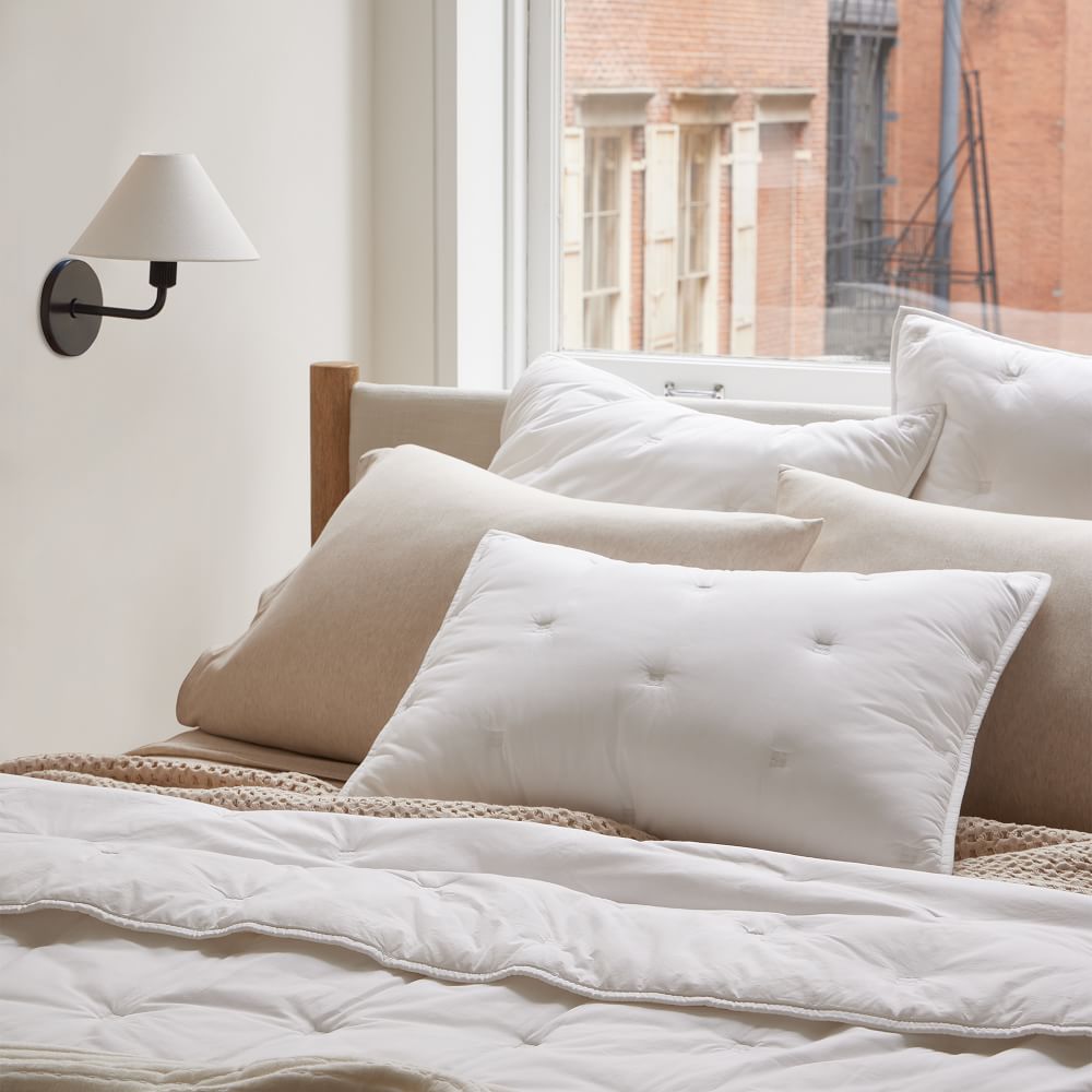 Washed Cotton Comforter & Shams West Elm