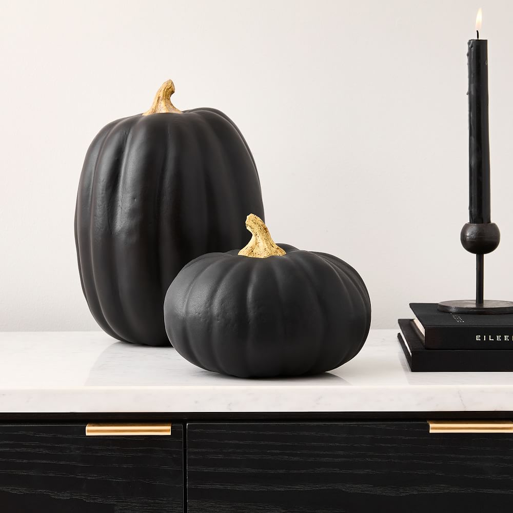 Black Pumpkin Objects West Elm