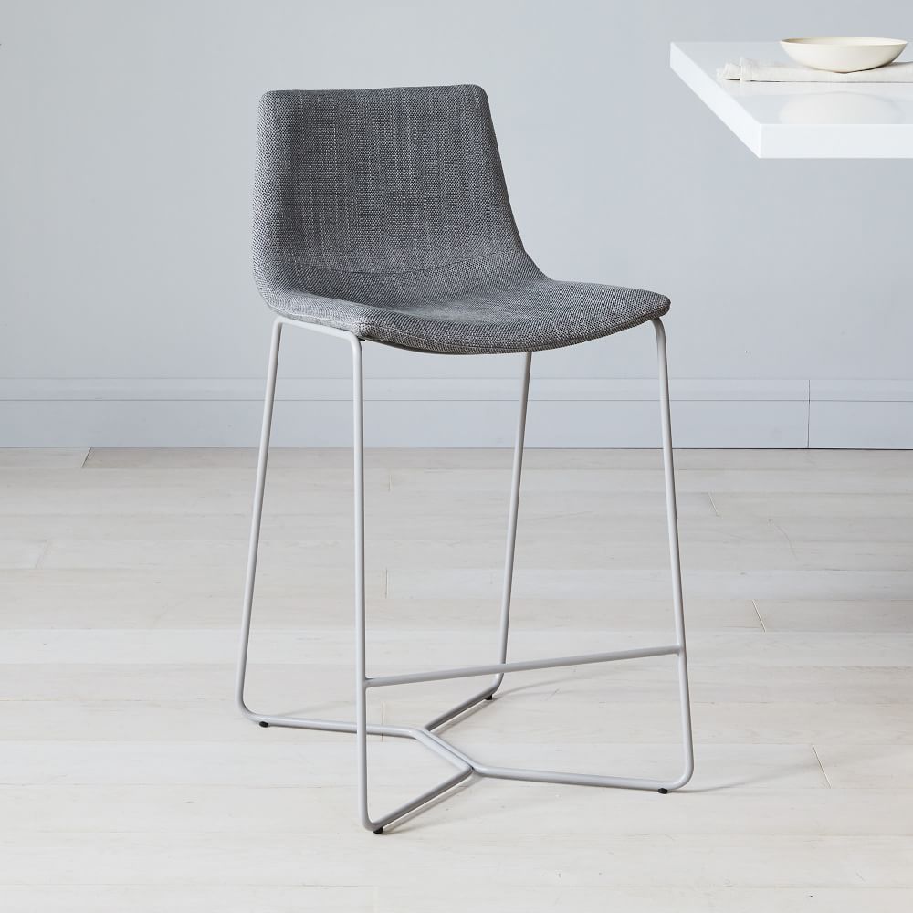 Slope Upholstered Counter Stool West Elm
