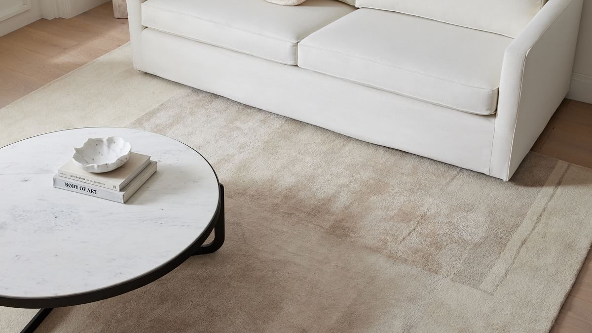 Colorblock Shine Rug | West Elm