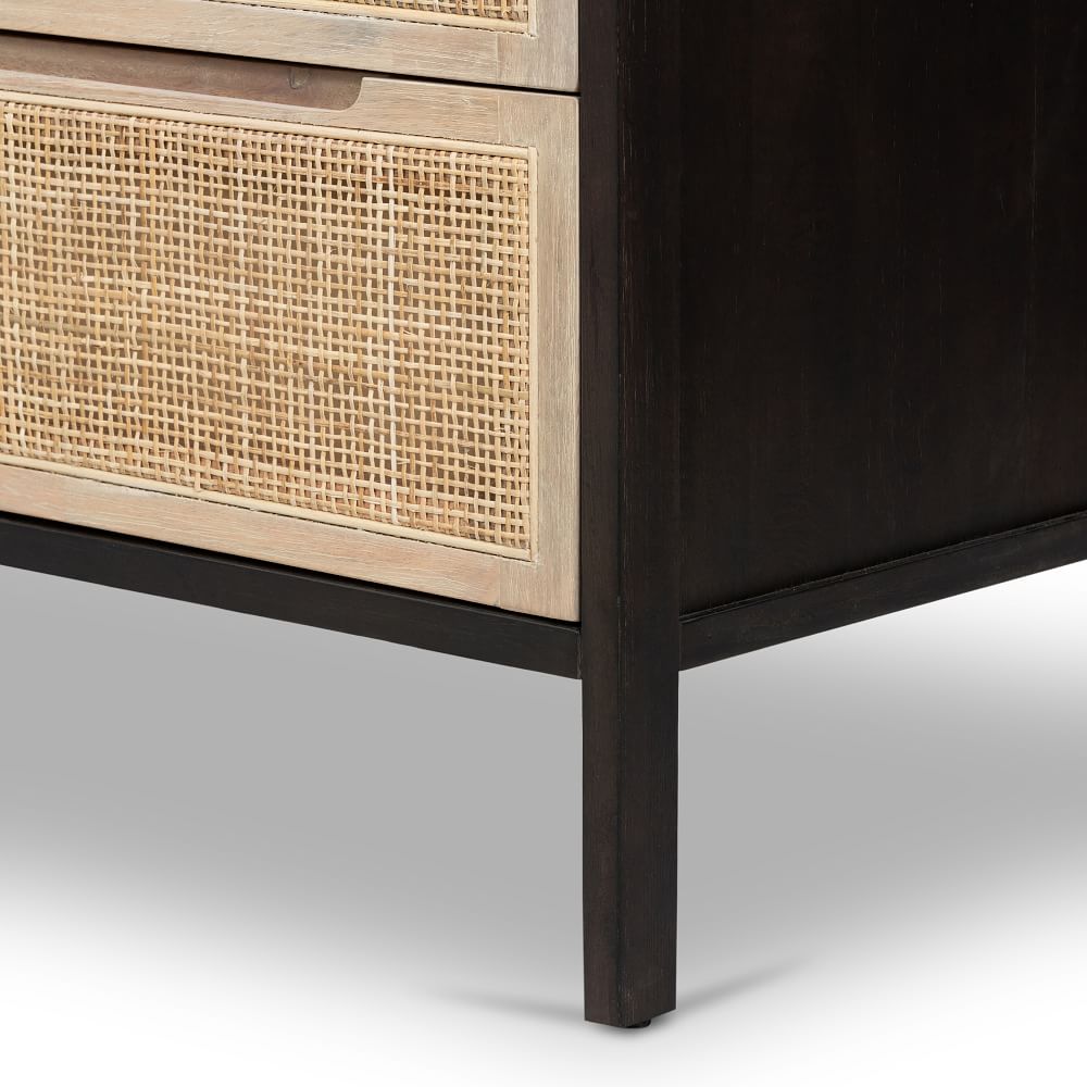 Modern Rattan 7Drawer Dresser (60") West Elm