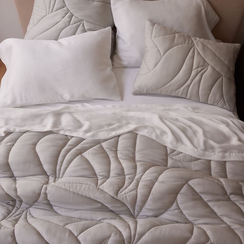 Silky TENCEL™ Petals Comforter & Shams West Elm