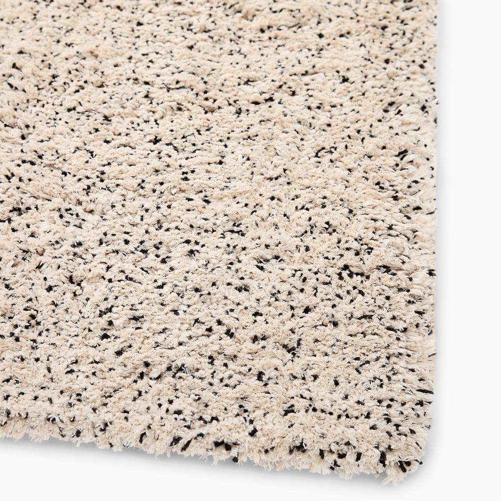 Shed Rug Soft Speckle Low-Shed Shag Rug | West Elm