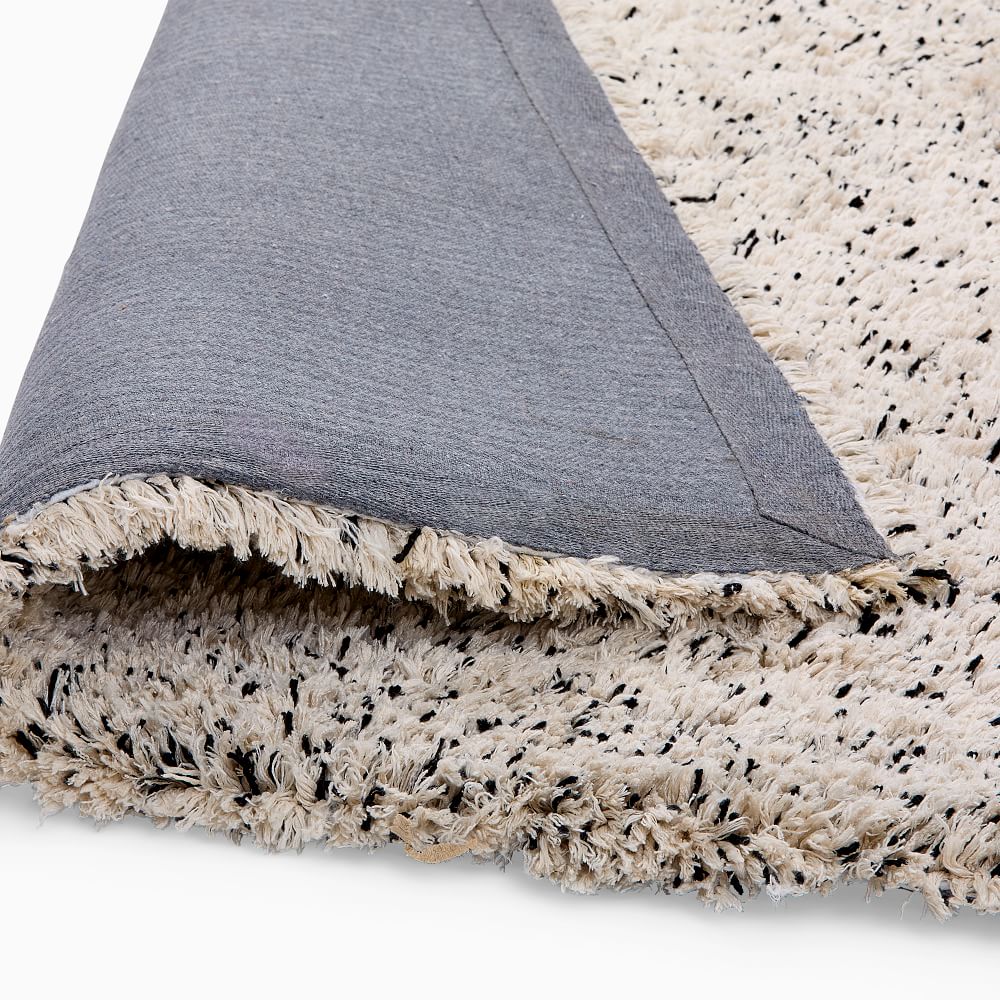 Soft Speckle Low-Shed Shag Rug | West Elm