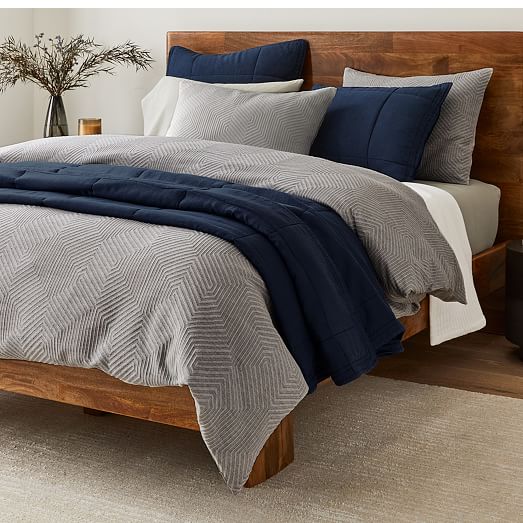 west elm geometric duvet