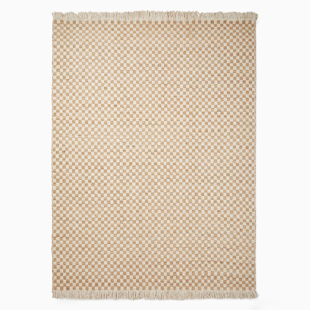 Chess Weave Wool & Jute Rug West Elm