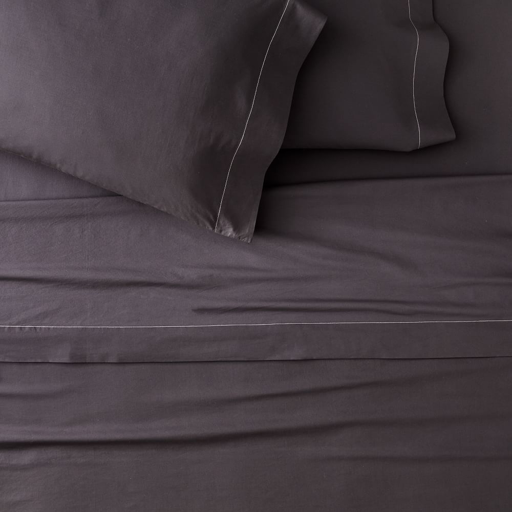 Organic Washed Cotton Sheet Set, Bed Sheets | West Elm