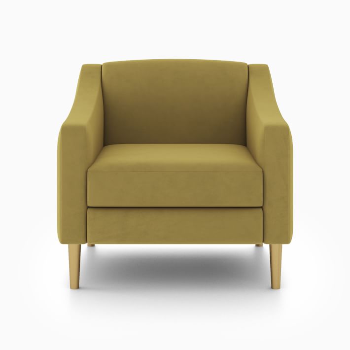 olive chair west elm