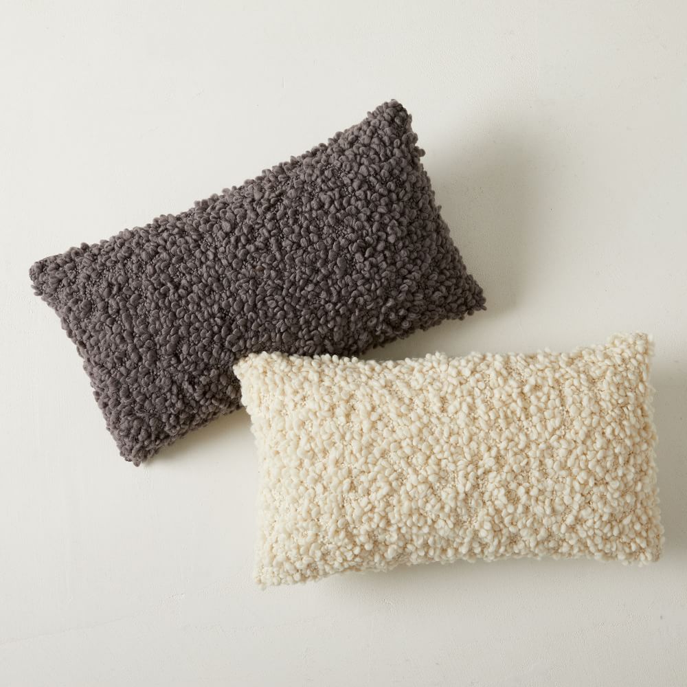 Allover Looped Texture Pillow Cover West Elm