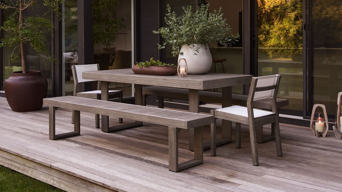 Portside Outdoor Dining Table (58") West Elm