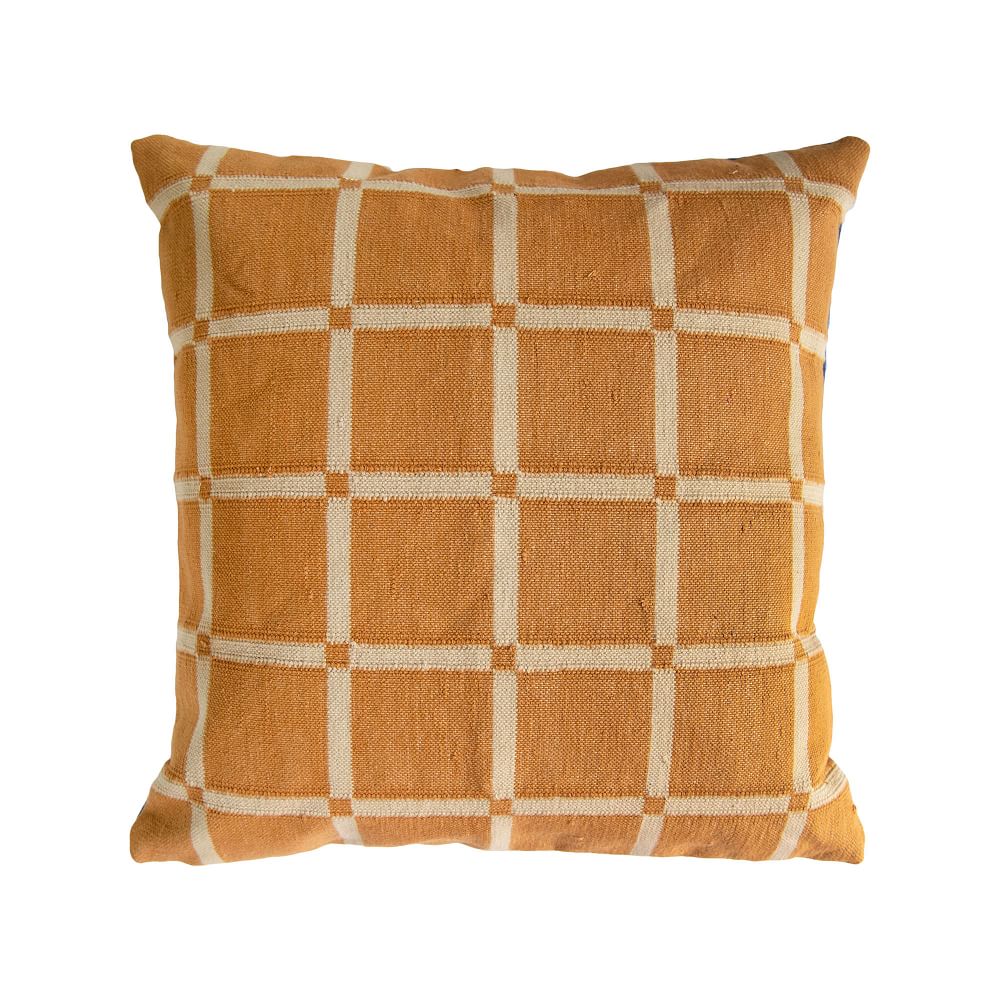 Leah Singh Grid Reversible Pillow Cover | West Elm