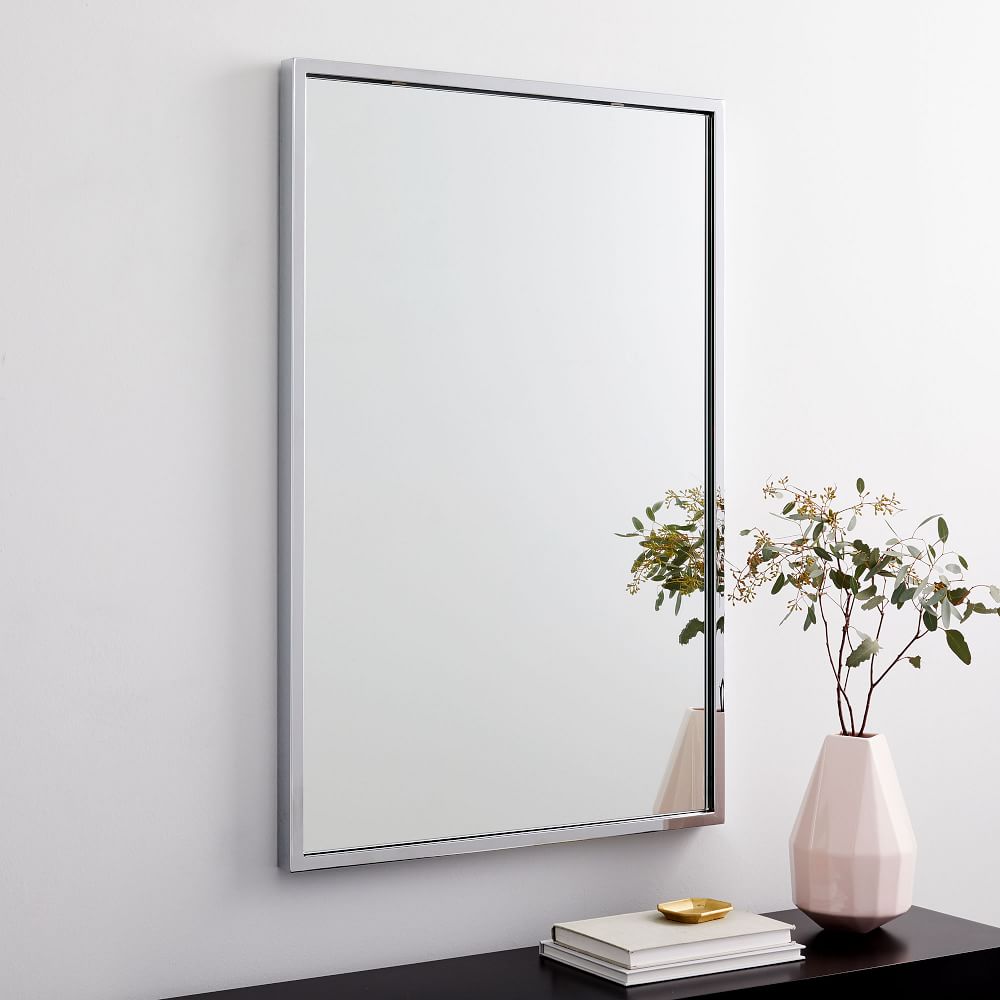 Metal Frame Rectangular Mirror 24"W x 36"H West Elm