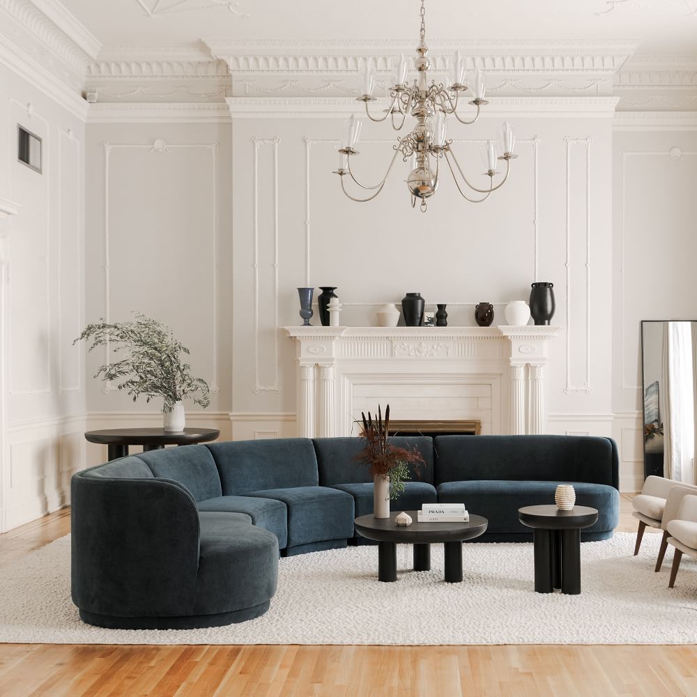 Contemporary Concrete Coffee Table West Elm