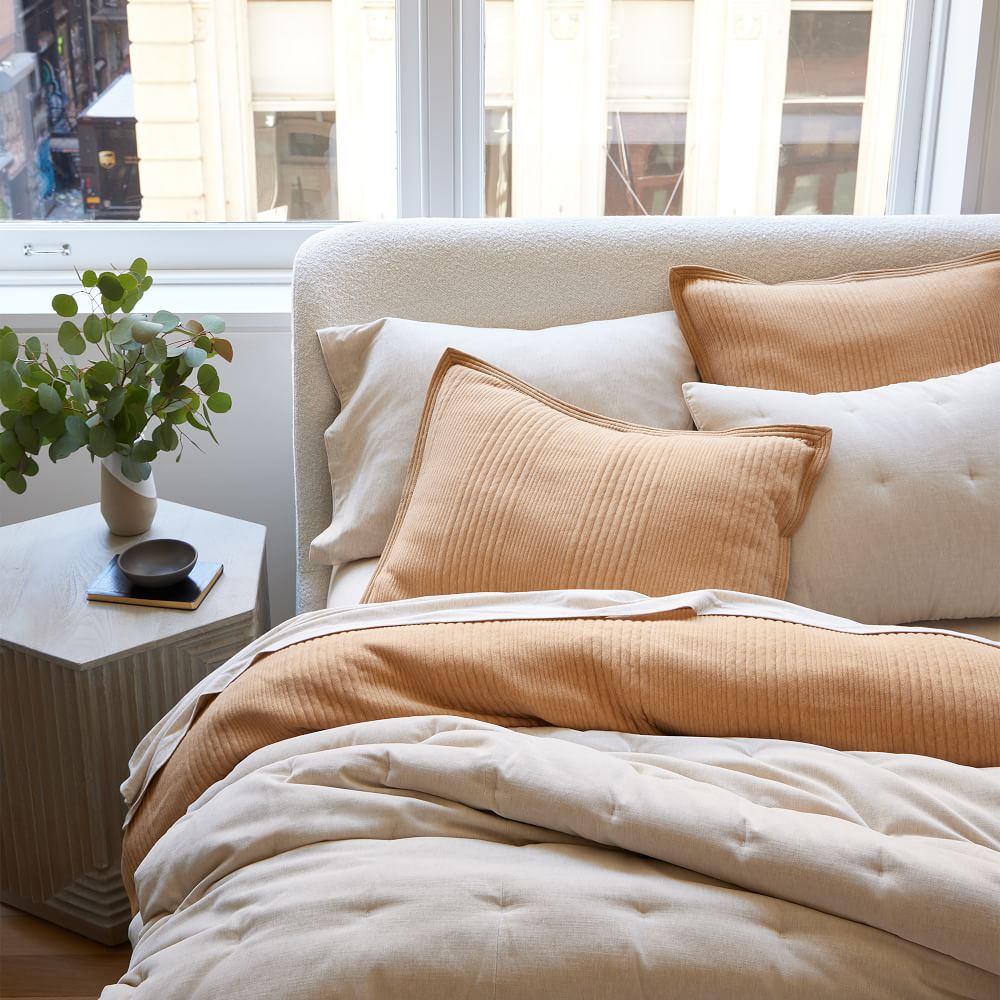 Cotton Cloud Jersey Duvet Cover & Shams West Elm