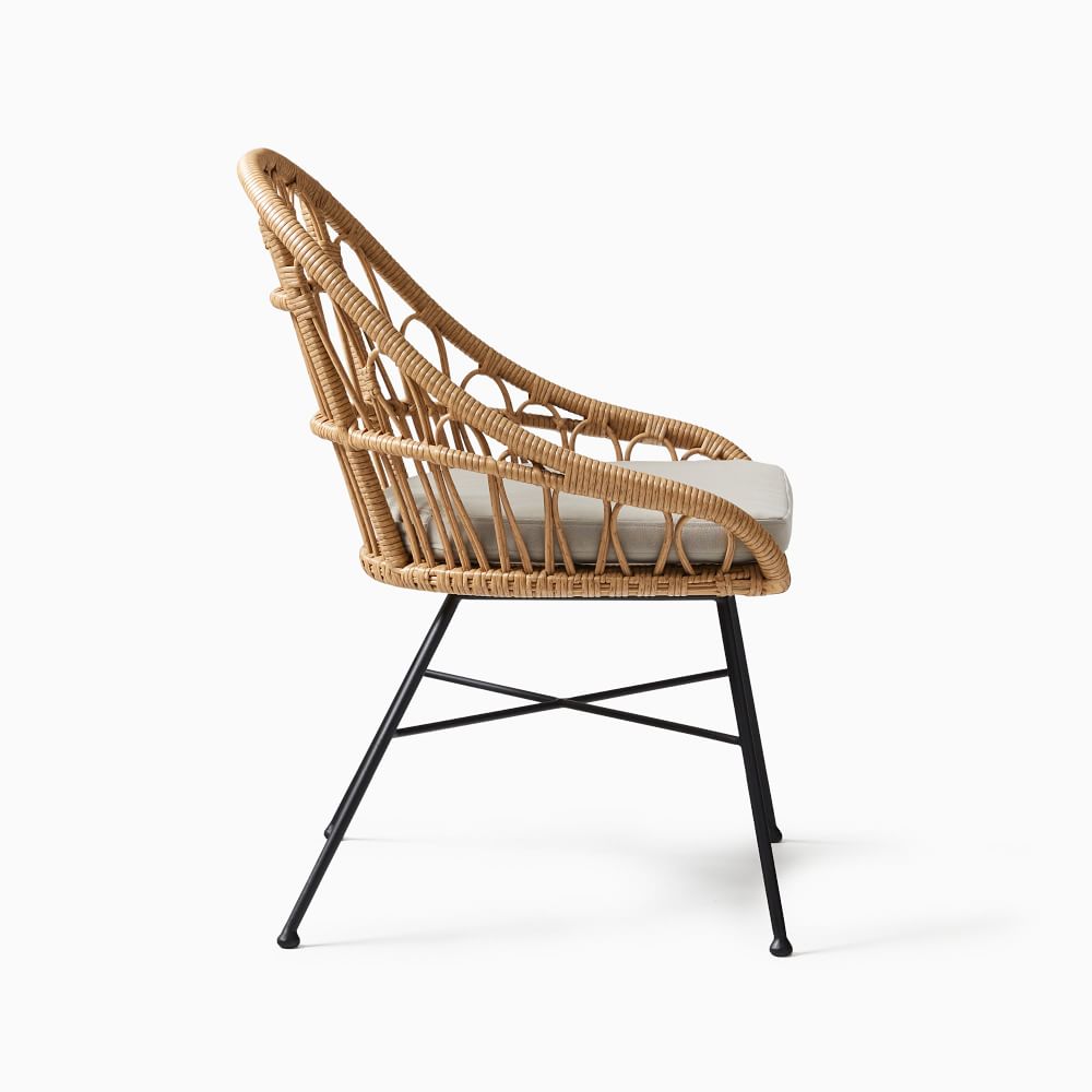 Palma Indoor/Outdoor Rattan Dining Chairs (Set of 2) West Elm