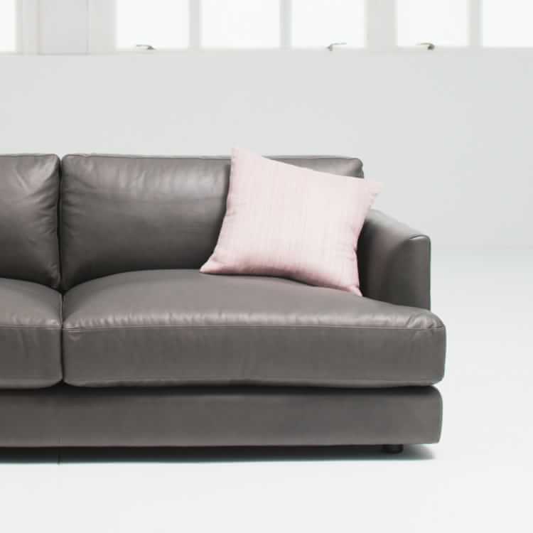 Haven Leather Sofa 66 96, Vegan Leather Couch West Elm