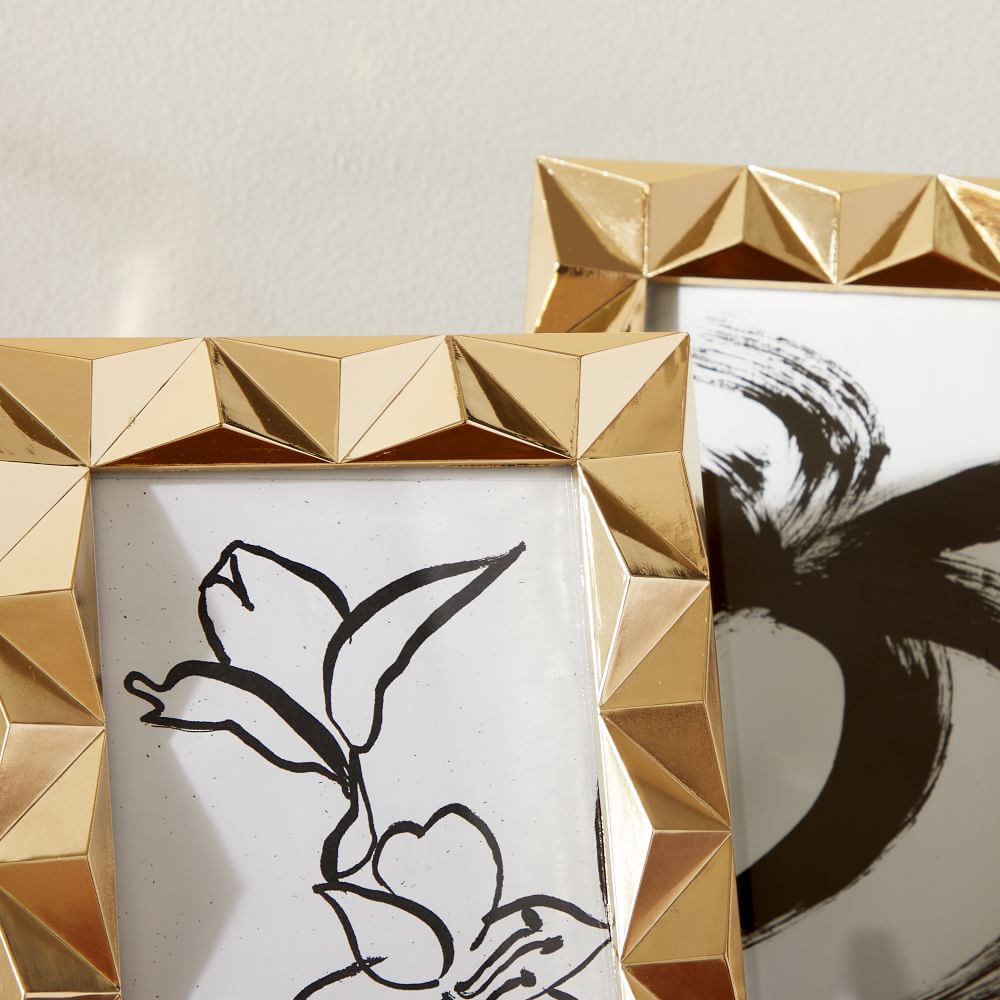 Pascal Tabletop Frames - Polished Brass | West Elm