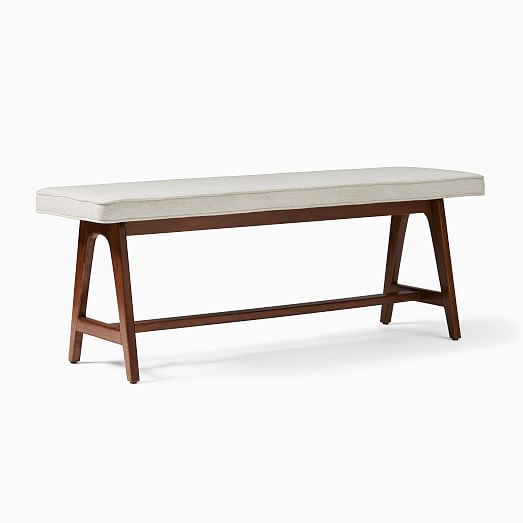 midcentury dining bench