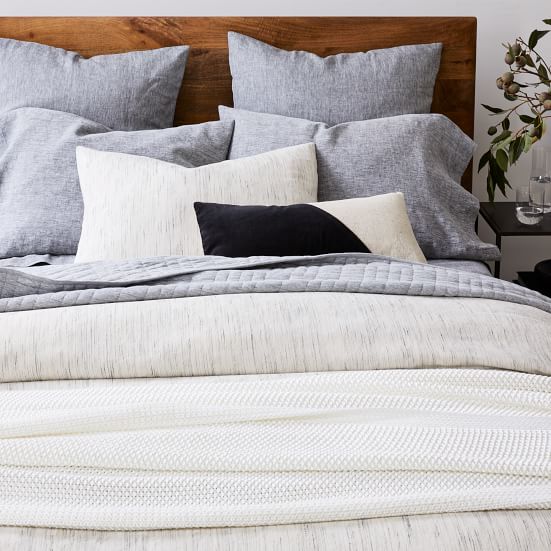 Cotton Knit Bed Blanket | West Elm