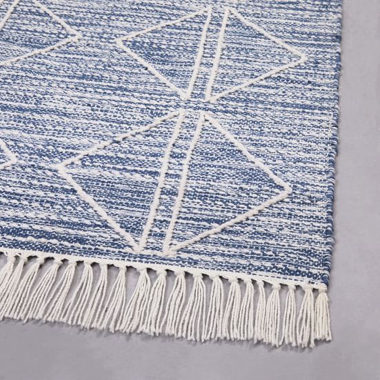 Reflected Diamonds Outdoor Rug West Elm