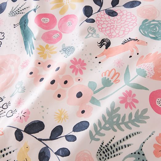 organic sasha's garden duvet