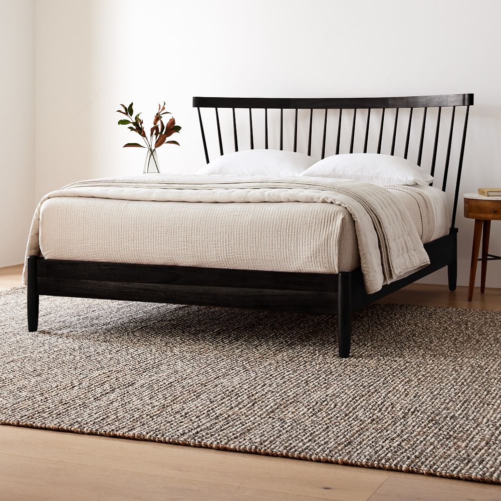 Chadwick MidCentury Spindle Bed West Elm