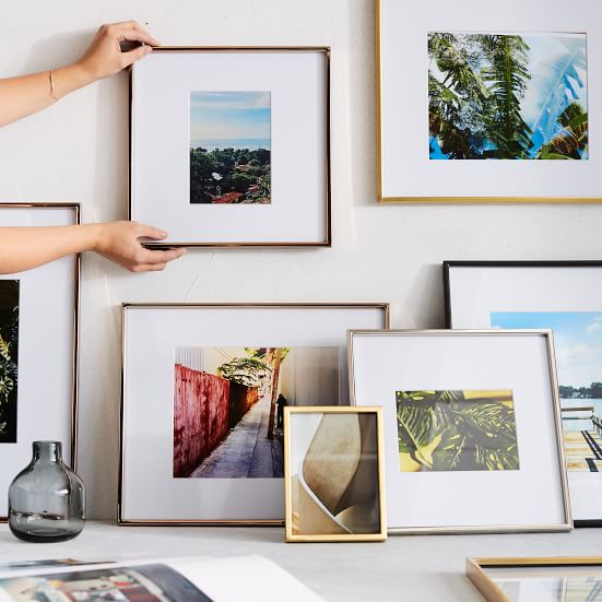 Assorted Metal Gallery Frames Oversized Mat West Elm