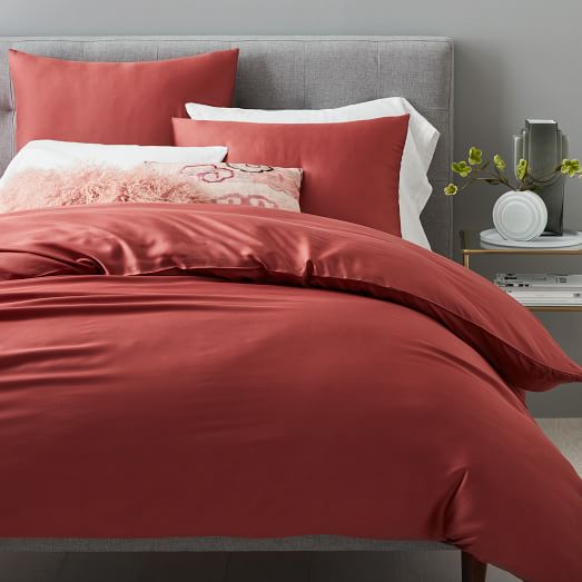 west elm pink duvet cover