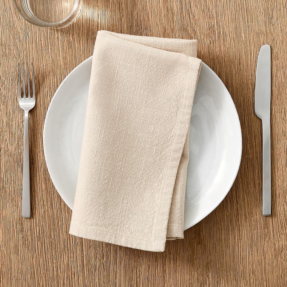 Slub Cotton Napkin Sets West Elm
