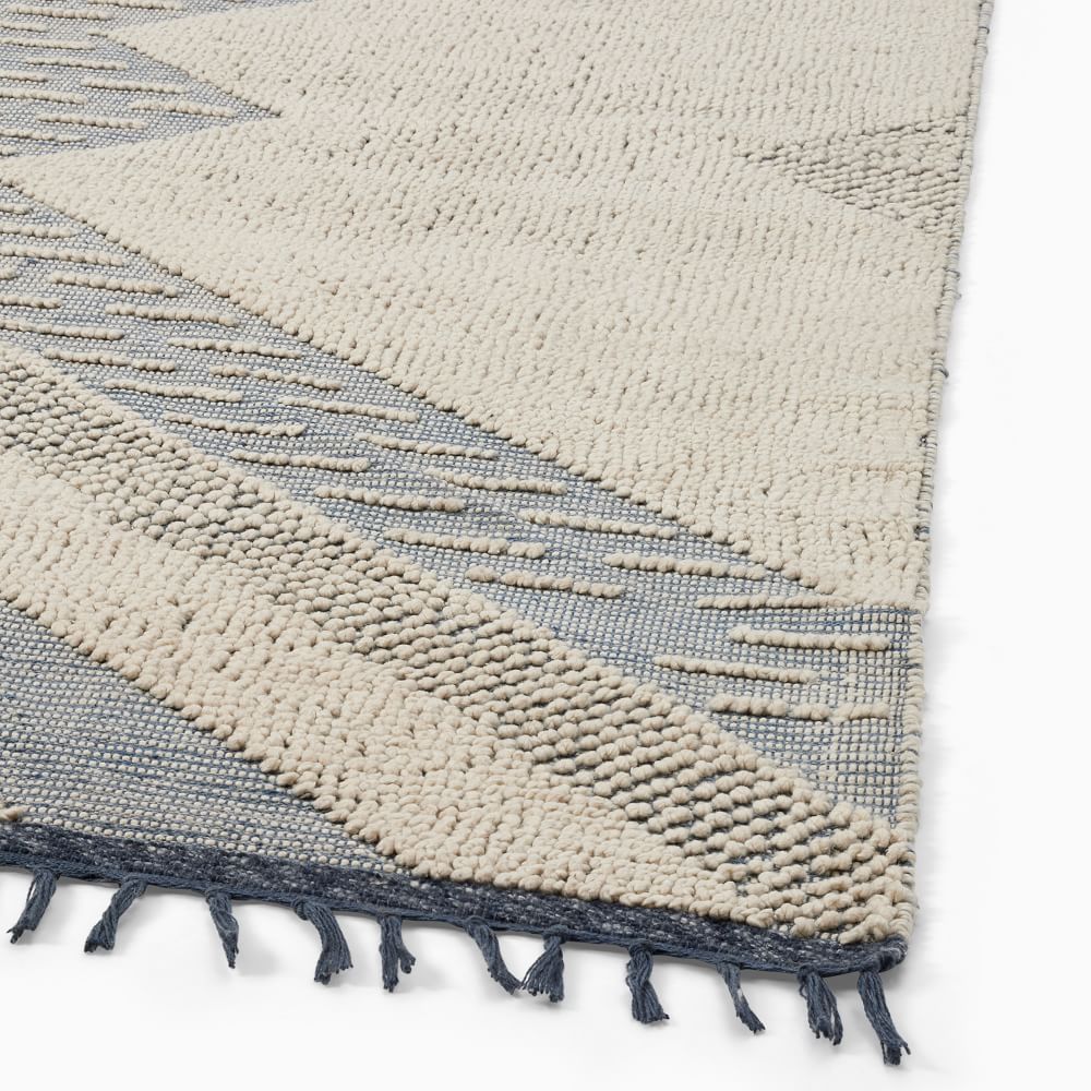 Textured Diamonds Outdoor Rug West Elm