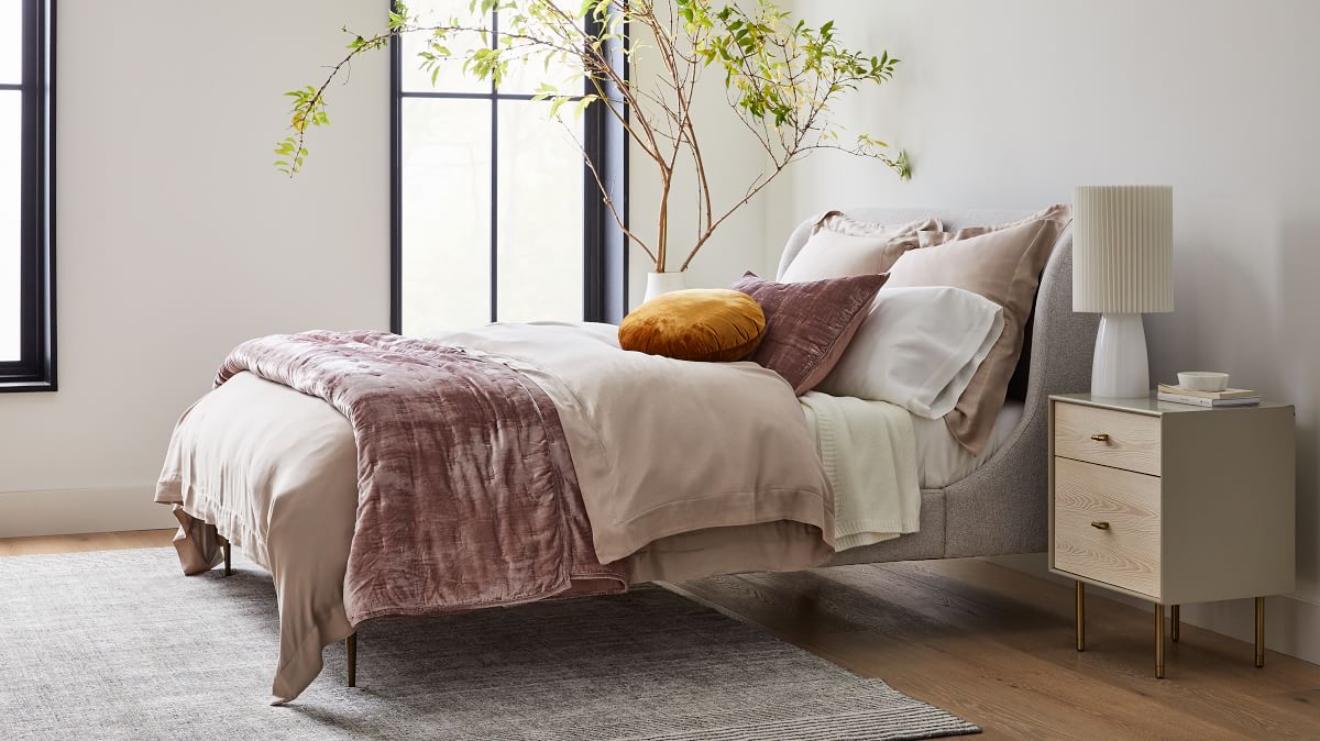 Silky Brushed TENCEL™ Duvet Cover & Shams | West Elm