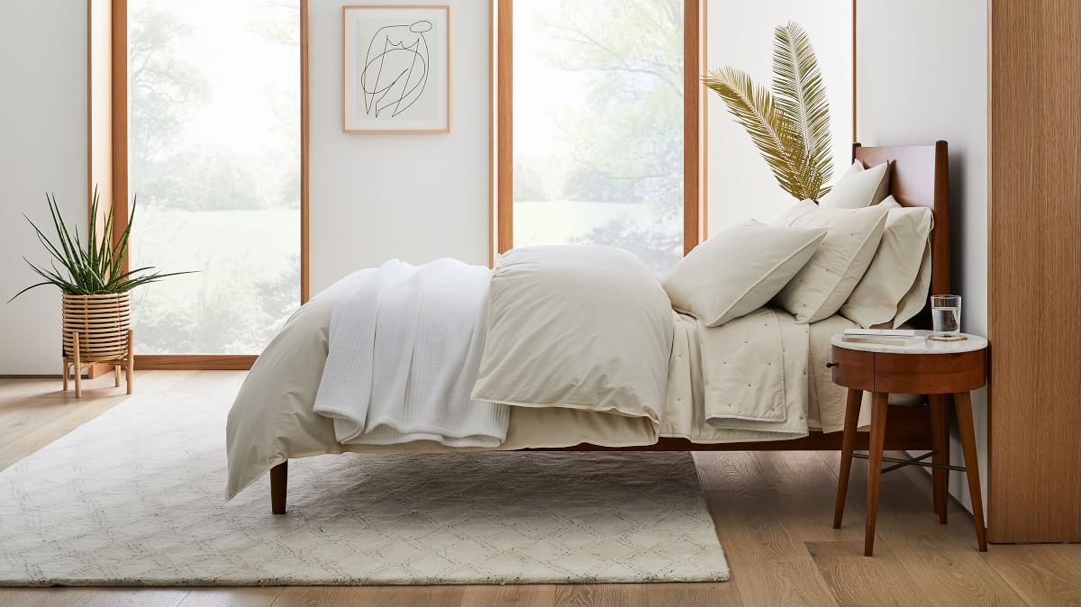 Hazy Lattice Rug West Elm