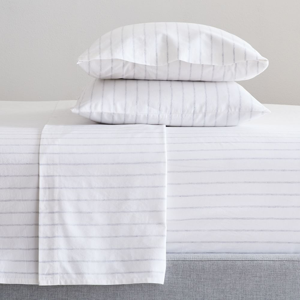 Organic Washed Cotton Sheet Set, Bed Sheets West Elm