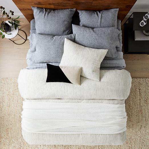 west elm jacquard duvet