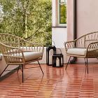 palma outdoor rattan lounge chair