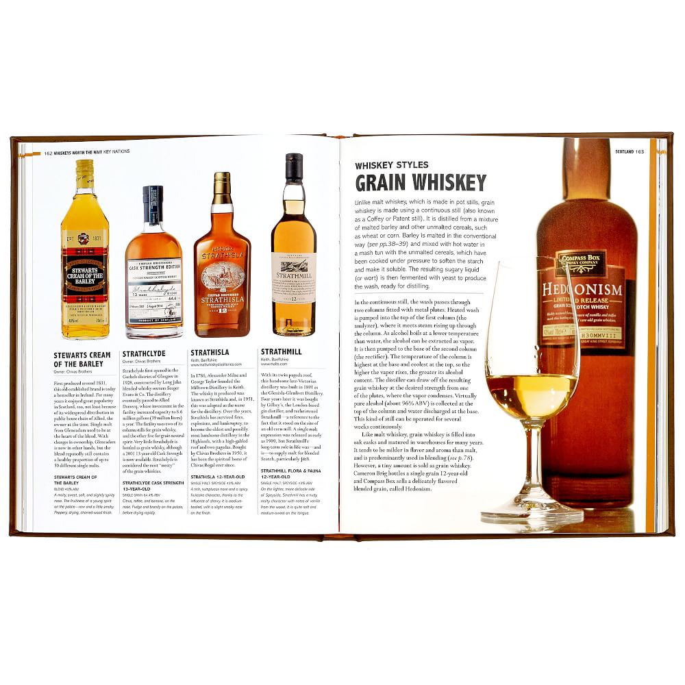 World Whiskey LeatherBound Book West Elm