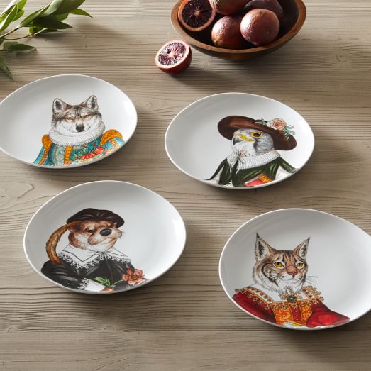 ceramic animal plates