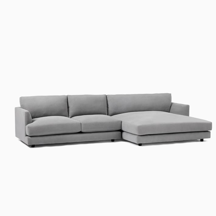 couch with long chaise