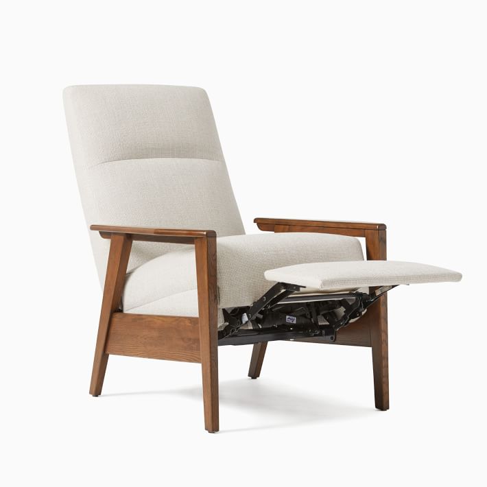 west elm mid century recliner